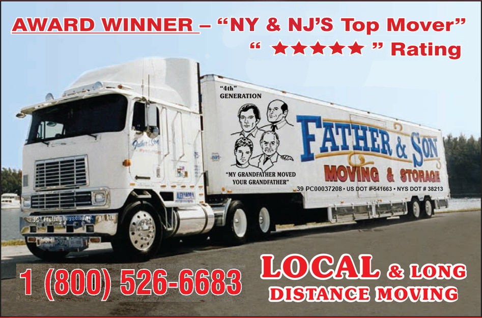 Award Winner — Staten Island, NY — Father & Son Moving & Storage
