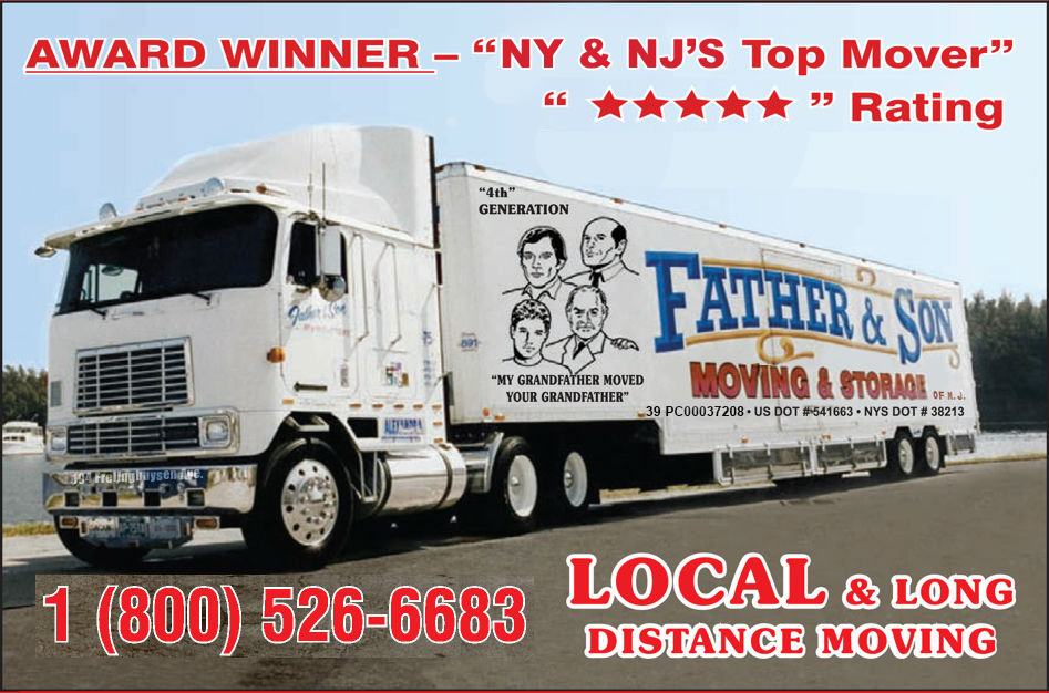 New York & New Jersey's top mover - Father & Son moving company truck