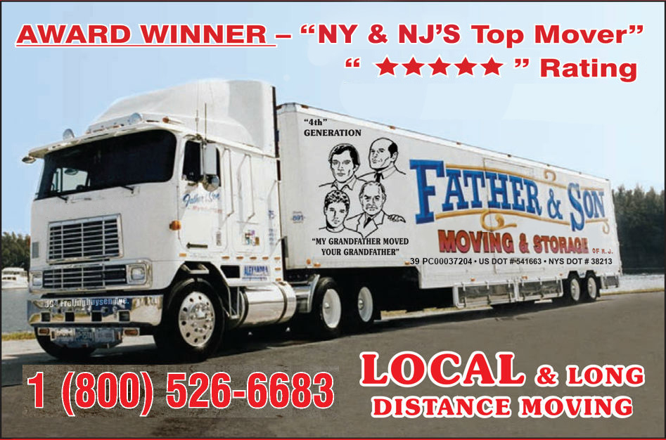 Father & Son Moving & Storage Truck — Staten Island, NY — Father & Son Moving & Storage Father & Son Moving & Storage Truck — Staten Island, NY — Father & Son Moving & Storage